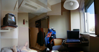 Tokyo Green Hotel Room Collage