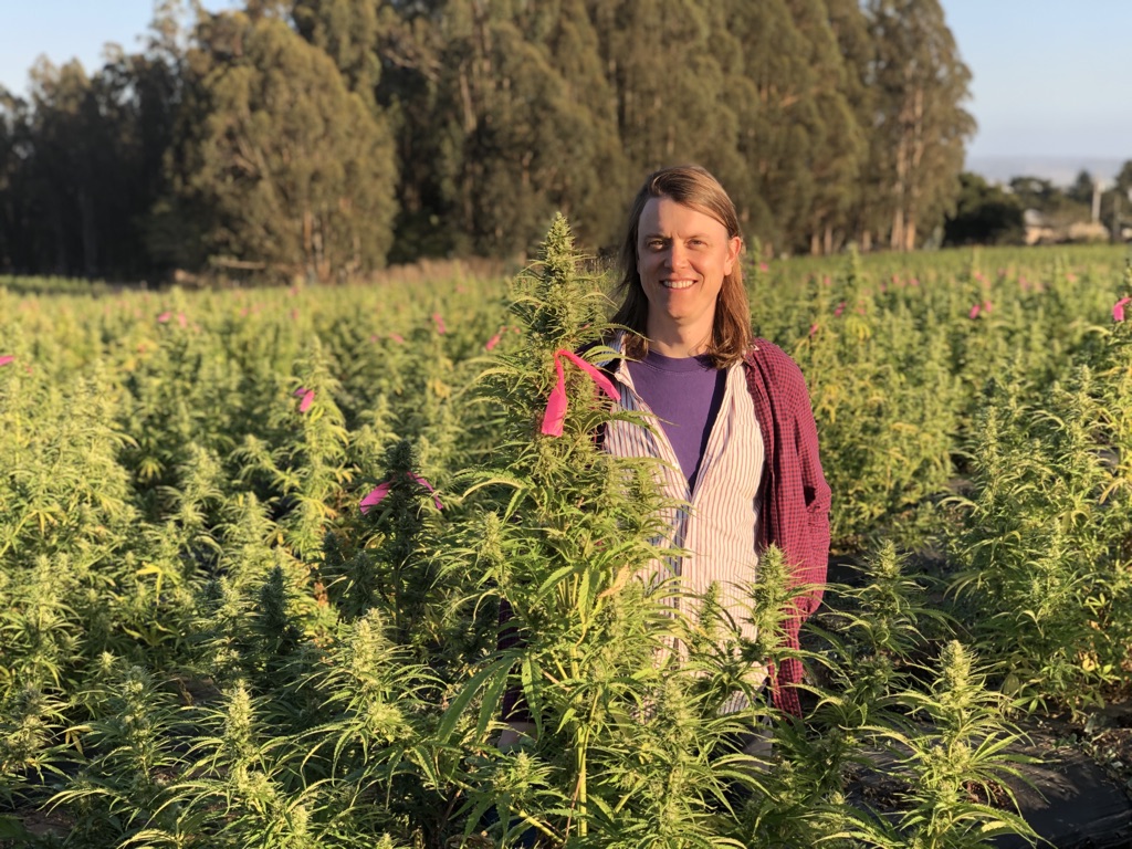 me in a field of bud October 2019