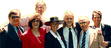 1993 graduation family shot